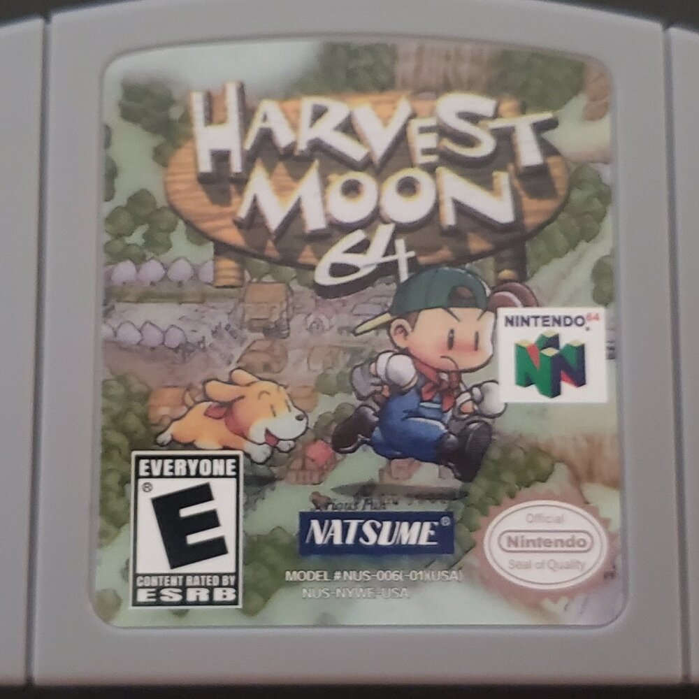 Harvest Moon 64 Video Game Nintendo 64 N64